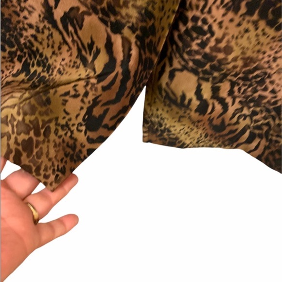Connected Apparel Animal Print Dress Size 10 - Picture 5 of 6